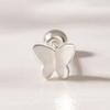 JEWNEL (1+1)Silver925 Simple Curved Butterfly Piercing