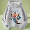 Детская толстовка ONE PIECE Обезьяна Д. Свитшот с принтом Астронавт Луффи, Повседневный мультяшный аниме пуловер для мальчиков и девочек, Удобный