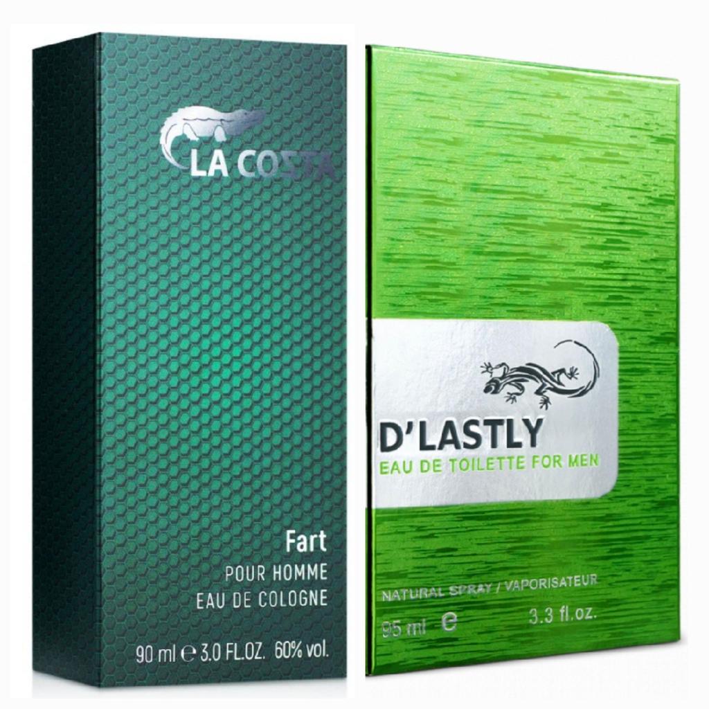EVA LA COzTA La FART EDC & D'LASTLY EDT Pour Homme 90 Ml - 3.0 FL.OZ. 60% Vol./ Cologne Is a Refreshing Hygiene Product, EDT - Eau De Toilette Perfume