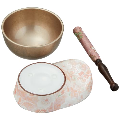 Sunmany Mini Orin Set, Authentic Arita Ware, 2.5 inches, Made in Japan, Buddhist Altar Rin, Modern Buddhist Altar Accessories, Small and Cute, Bell So