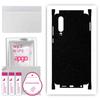apgo Protective Skin Sticker for the Back+sides Compatible with Huawei P30, Full Wrap Film, Foil, Vinyl - Pattern Matte Black