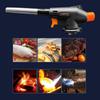 Butane Torch Head Charcoal & Campfire Torch Lighter AutoIgnition 1300℃ Welding Gas Burner for Outdoor Camping BBQ Picnic Hiking