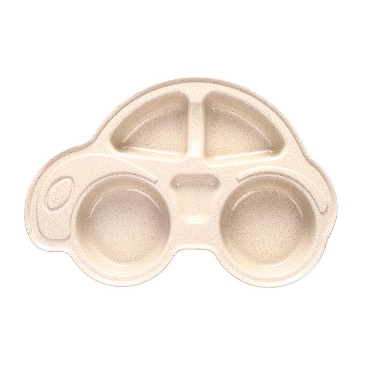 Nordic Car Shape Plate Kid Dishes Tray Feeding Food Tableware Children Eating Tray Plate