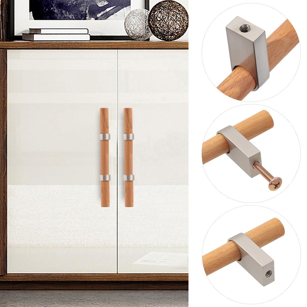 Home Hardware Zinc Alloy Kitchen Cabinet Wood Door Handle Cupboard Drawer Pulls Door Knob
