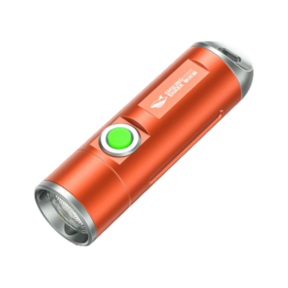 Мини-фонарик Power Bank Ультраяркий Тактический светодиодный фонарь Освещение для улицы 5 режимов С USB-кабелем для зарядки
