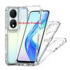 Гибридный противоударный чехол 3 в 1 для Honor X7B 6,8 дюйма Жесткая пластиковая рамка Прозрачная задняя крышка из ТПУ Coque Fundas