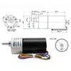 DC 12V 24V CHR-GM37-BLDC3650 37mm Motor Brushless High Torque Gearbox Long Life Silent BLDC Electric Gear motor