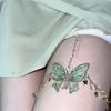 Adjustable Length Butterfly Tassels Thigh Chain Alloy Body Jewelry New Beach Jewelry  Women Girls