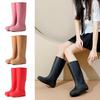 2025 New Fashion Rain Shoes for Women, Non-slip and Wear-resistant Waterproof Shoes, PVC Sea-catching Rain Boots for Tall Women