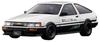 TK.Company модель зажигания 118 Toyota Corolla Levin 3-дв. (АЕ86) БЭВ (Готовая модель) IG3807