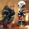 Wood Stove Fan Heat Powered Non-Electric Lotus Shaped Silent Operation 6-Blade Fireplace Fan with