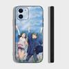 Чехол для телефона с анимацией W-Weathering With You Для IPhone 17 Air 16 15 14 13 Pro Max 11 12 Черный силиконовый чехол