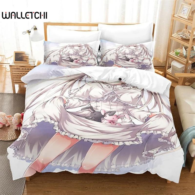 Аниме Yosuga No Sora Касугано Комплекты постельного белья изысканный набор постельных принадлежностей пододеяльник комплект одеяла роскошный подарок на день рождения