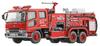 Aoshima Bunka Kyozai Working Beetle Series Chemical Fire Pump Truck City Fire Department Plastic Model 1/72 No.4 (Osaka C6)