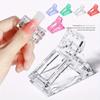 10pcs Acrylic Nail Clip Transparent Gel Quick Building Nail Tips Clips Fingernail Extension UV Clamps Manicure Art Builder Tools Set