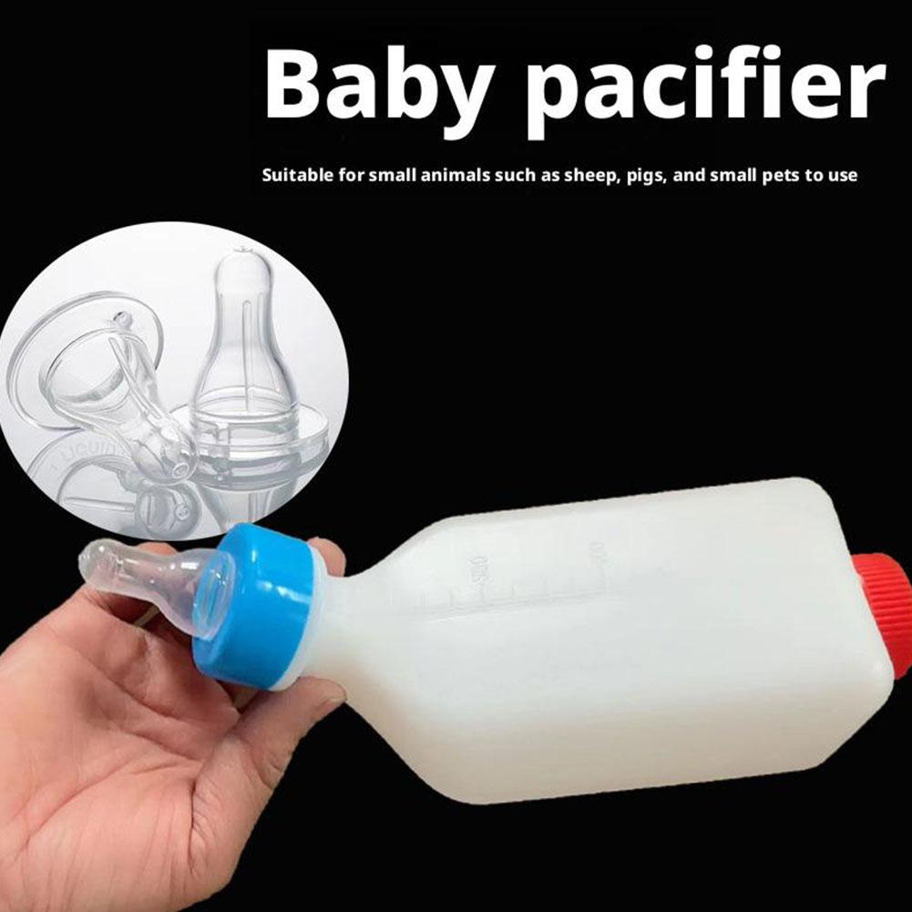 Бутылочка для кормления ягненка, бутылочка для кормления мелких животных, подвесные бутылки, соска для ягненка, мягкая бутылочка для коз E9K9