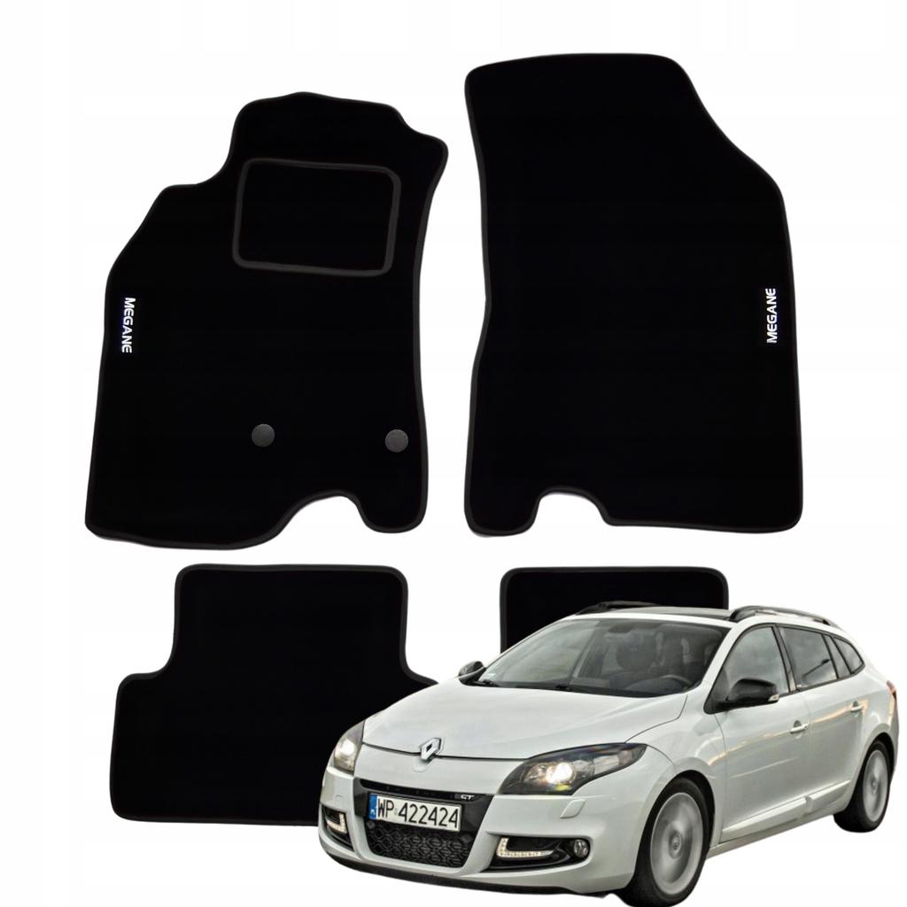 Renault Megane III Универсал 2009-2016г Велюровые Коврики в Автомобиль Вышивка B
