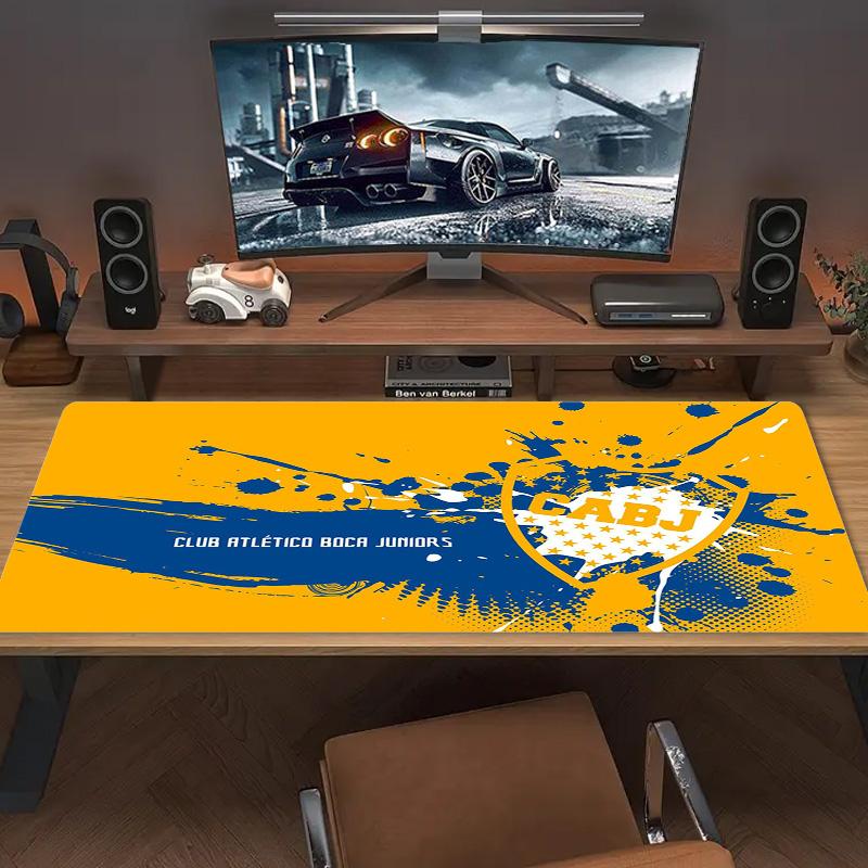 Boca Juniors Color Mouse Pad Large Gaming Table Cushion Non-slip Laptop Tablet Big Mousepad XXL Mat Mini PC Playmat With Lock edge