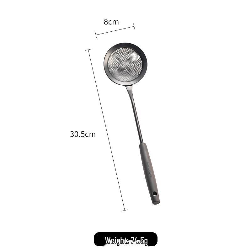 ZISIZ 304 Vintage Titanium Plated Skimmer Spoon