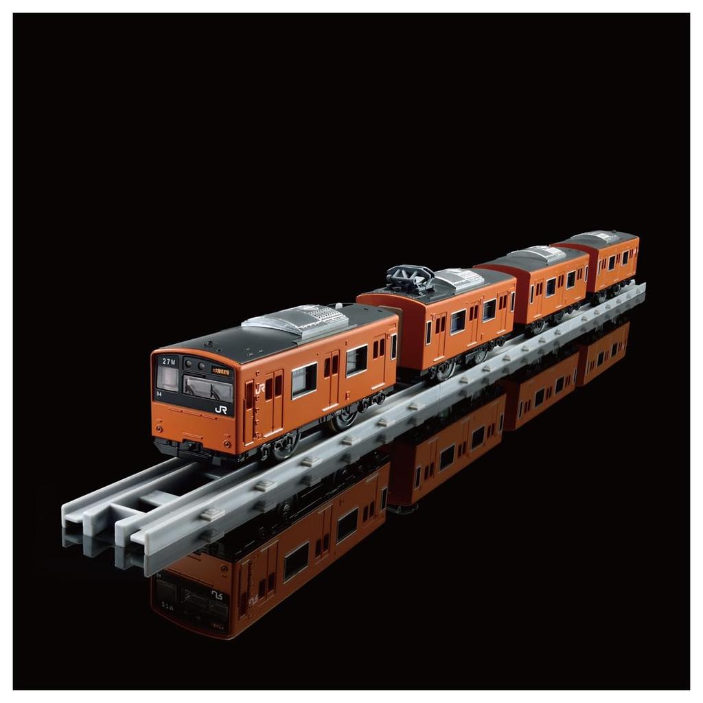 TAKARA TOMY Plarail Real Class 201 Series Пригородный поезд Запад (JR Оранжевый)