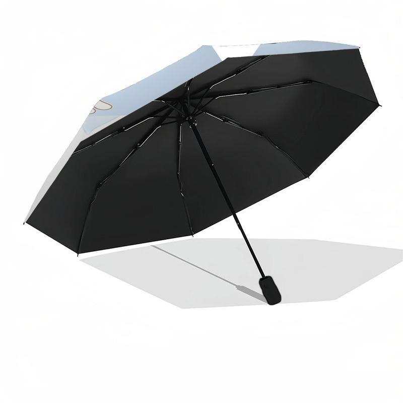 1pc Clouds Bunny umbrella automatic open/close, 8-Rib Durable Frame, Compact Folding Design, Ideal Birthday/Holiday Gift e1126A