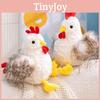 Плюшевая игрушка-курица с набивкой из полипропиленового хлопка для детских игр и комфорта
