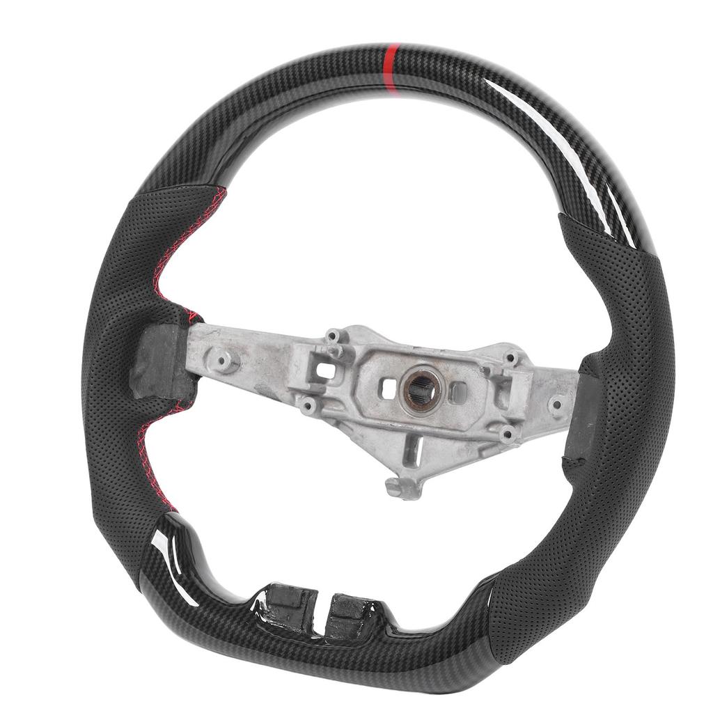 Рулевое колесо Hydro Dip Carbon Fiber Look из перфорированной кожи для Wrangler JK JKU 2011–2017