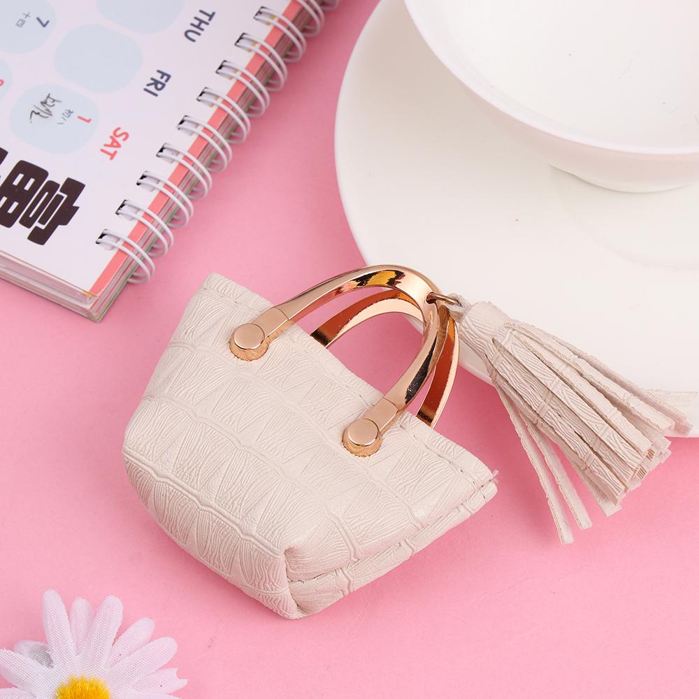 4 Styles Dollhouse Kids Toys Accessories Dolls Handbag Lady Leather Bag 1/6 Doll Accessories Purse