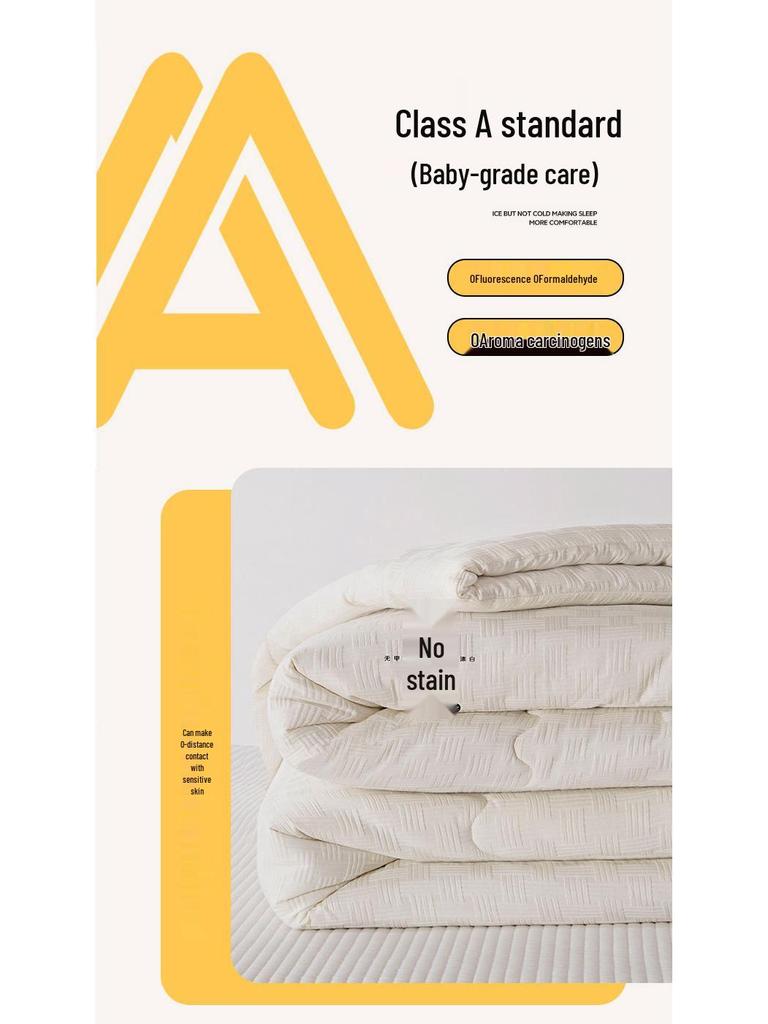 2025 A-Class Вафельное одеяло из стираного хлопка с наполнителем из соевого волокна - Утолщенное однотонное