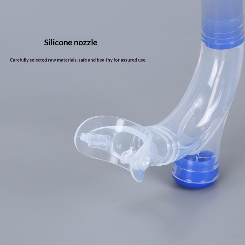 Long Distance Swim Training Front Mounted Snorkel Durable Diving Breathing Tube for Adult Water Activity