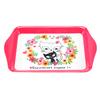 [A2547] - Small Multi-colored 'Cats' Melamine Tray (Damn Cute! ) - 21x14cm