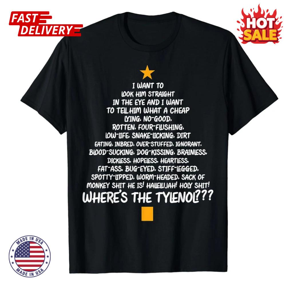 SALE HOT Christmas Vacation Rant Inspired Christmas Tree Unisex T-Shirt New