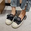 Fashion 2024 Summer Shoes Ladies Tennis Female Casual Sneaker Bow-Knot Women's  Slip-on Soft Flats Round Toe Breathable  Platform Shoes