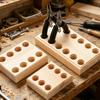 Wooden Tool Holder Non Slip Multi-slots Wood Stand Keep Neat Pliers Storage Holder  Craft Tool