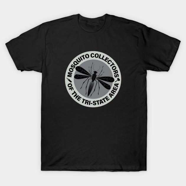 Men Black Print T-shirt Mosquito Collectors Of The Tri-State Area No-Cut Heat Transfer Print Cotton Tshirt