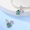 S925 Silver DIY Bracelet Accessories 925 Silver Firefly Lily Of The Valley Glow In The Dark Pendant Bead String Style Jewelry