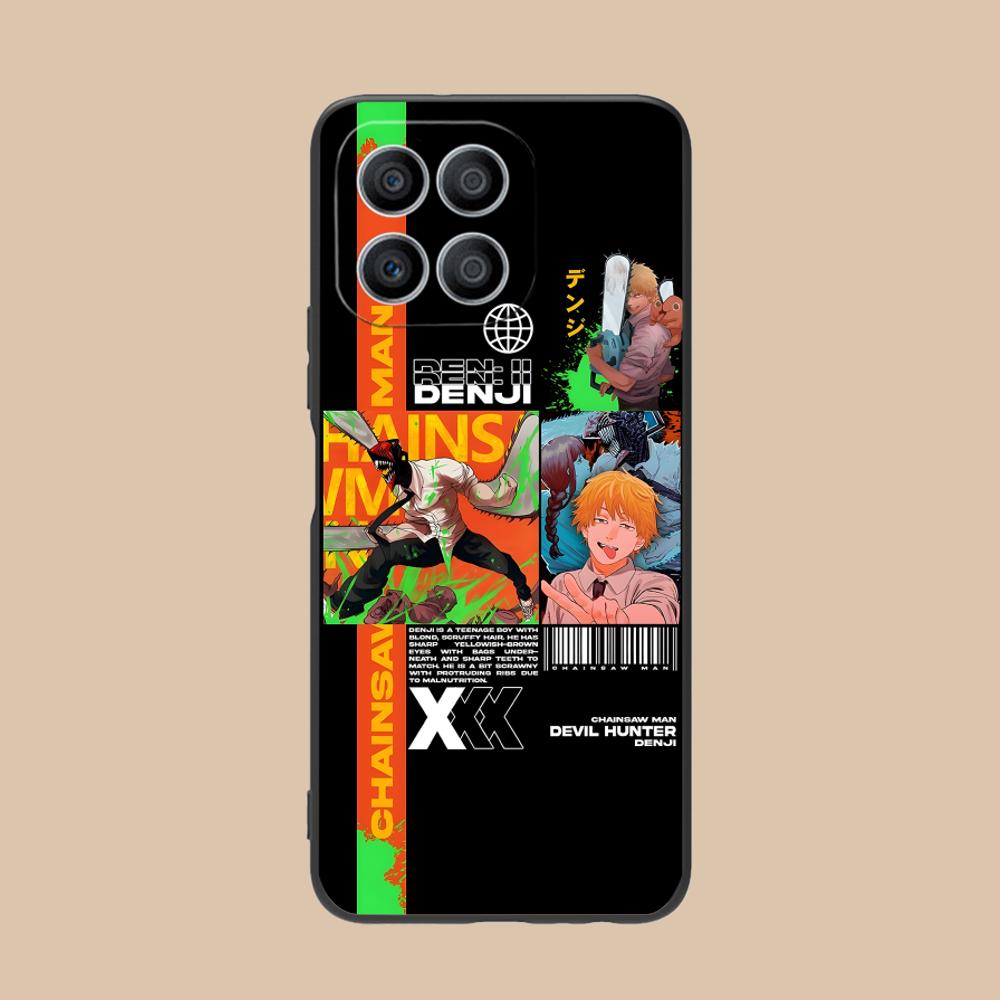 Чехол для мобильного телефона Chainsaw Man для Honor 90 80 70 60 50 30 20 10 9 8 7 Pro S SE Lite 5G Чехол с цветной печатью Роскошный чехол