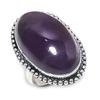 Sage Amethyst Gemstone 925 Sterling Silver Jewelry Ring Size 9