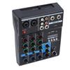 Звуковой микшер USB BT 4-канальный звуковой микшерный пульт с кнопкой фантомного питания 48 В для сценического выступления