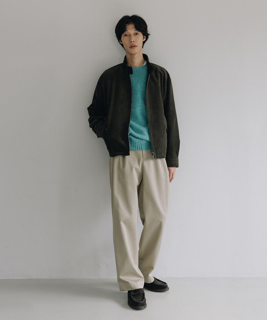 BLANKROOM Shaggy Dog Crew Neck_Marble Gemstone