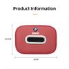 Car Tissue Box Leather Tissue Storage Bag For BMW E46 E60 E90 E39 E87 E36 E92 E70 E91 X3 X5 X1 X2 X4 X6 X7 E28 Keychain
