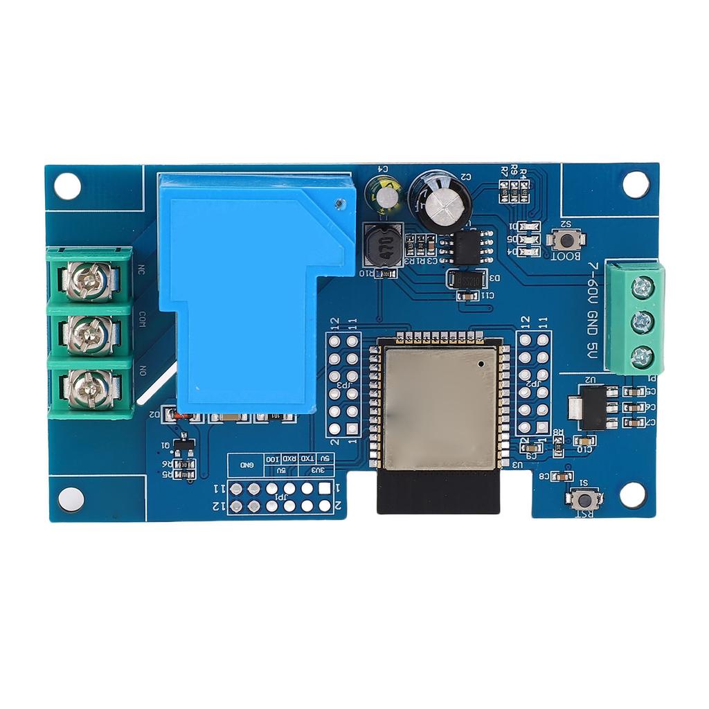 Плата разработки реле, модуль Wi-Fi/Bluetooth, источник питания DC7605V, одноканальный, 30A.