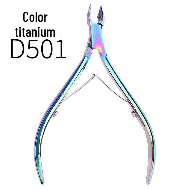 Stainless Steel Professional Cuticle Nippers for Manicure - Portable Nail Clippers and Forceps Tool for Hangnails