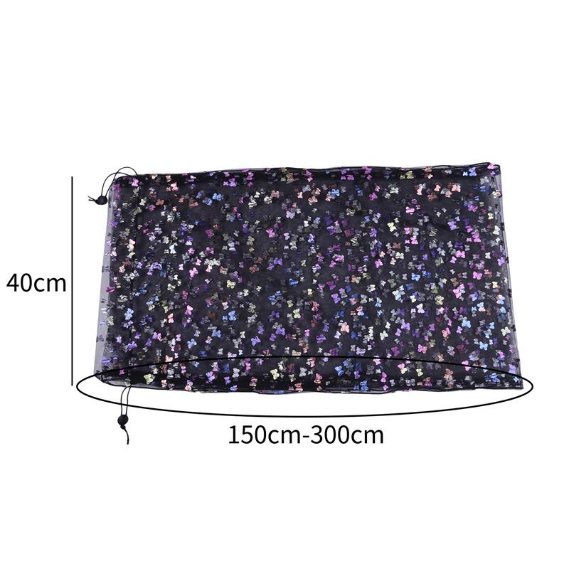 Universal Bird Cage Cover 360 Degrees Covering Bird Cage Mesh Net Elastic Birdcage Cover Soft Bird Seed Guard Skirt For Home