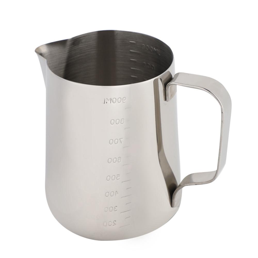 Stainless Steel Coffee Jug Safe Handle Milk Frothing Pot Latte Art Latte Pitcher  Coffee Making