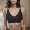 Женский однотонный бесшовный бюстгальтер-футболка для сна, тонкий бюстгальтер без косточек, беспроводные бюстгальтеры для девочек SML Xl