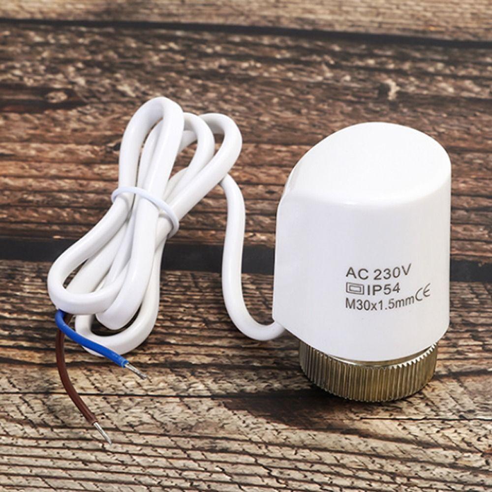 Нормально открытый электрический термопривод M30*1,5 мм без клапана для подогрева пола