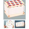 Baby Wooden  Memory Match Chess Montessori Game Kids Party Game Wooden Educational Toy Interaction Game Ability Toy for Children