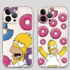 Милый чехол-бампер The S-simpsons для iPhone 17 Pro Max Air XR 16 11 12 Mini 13 Pro XS Max 7 8 14 Plus 15