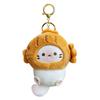 Cocoa Cat Snapper Keychain Plush Schoolbag Pendant Cute Snapper Head Keychain